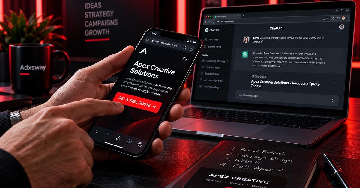 Matching a landing page to the ad's conversation and intent